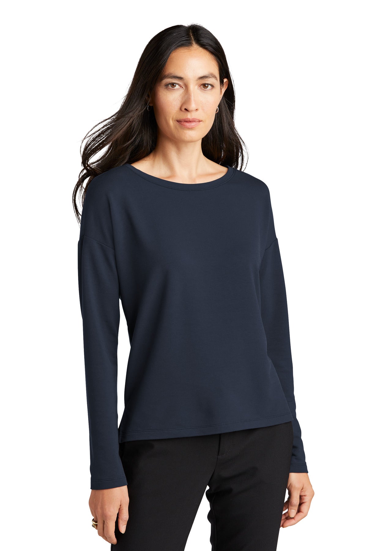 MERCER+METTLE Women's Stretch Drop Shoulder Pullover MM3013 Womens Apparel Sweatshirts & Fleece