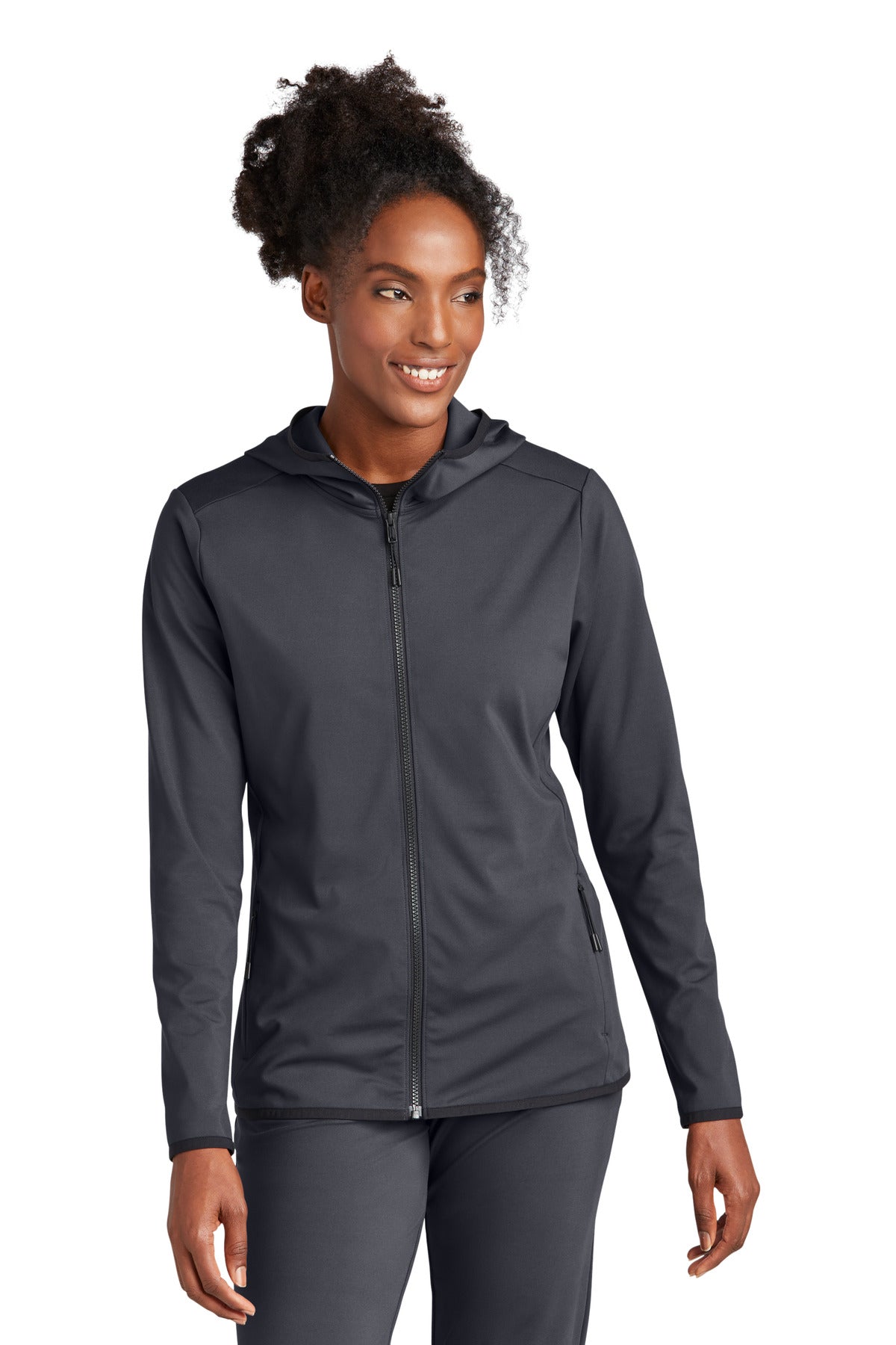 Sport-Tek Women's Circuit Hooded Full-Zip. LST870 Womens Apparel Jackets & Vests