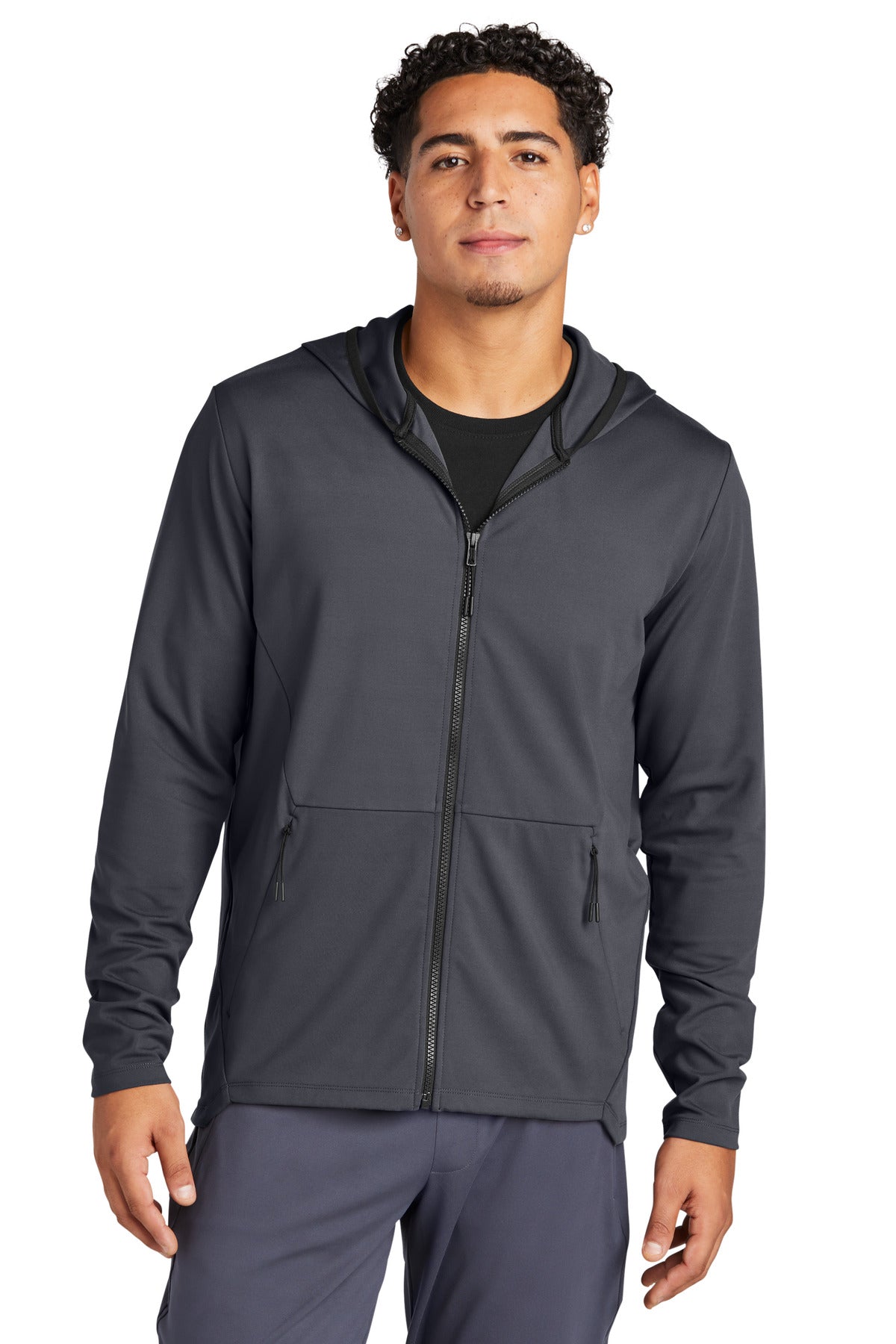 Sport-Tek Men's Circuit Hooded Full-Zip Mens Apparel Sweatshirts & Fleece