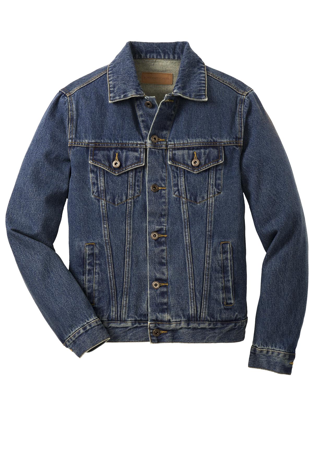 Port Authority Men's Denim Jacket. J7620 Mens Apparel Jackets & Vests