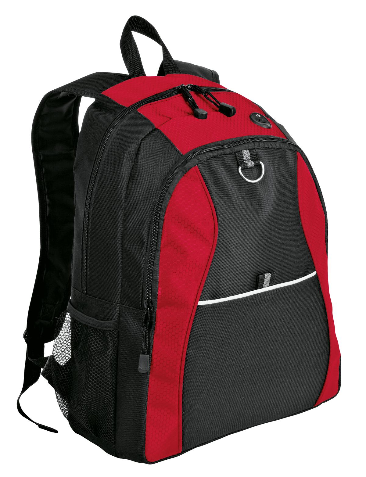 Port Authority Contrast Honeycomb Backpack. BG1020 Unisex Accessories Bags & Backpacks