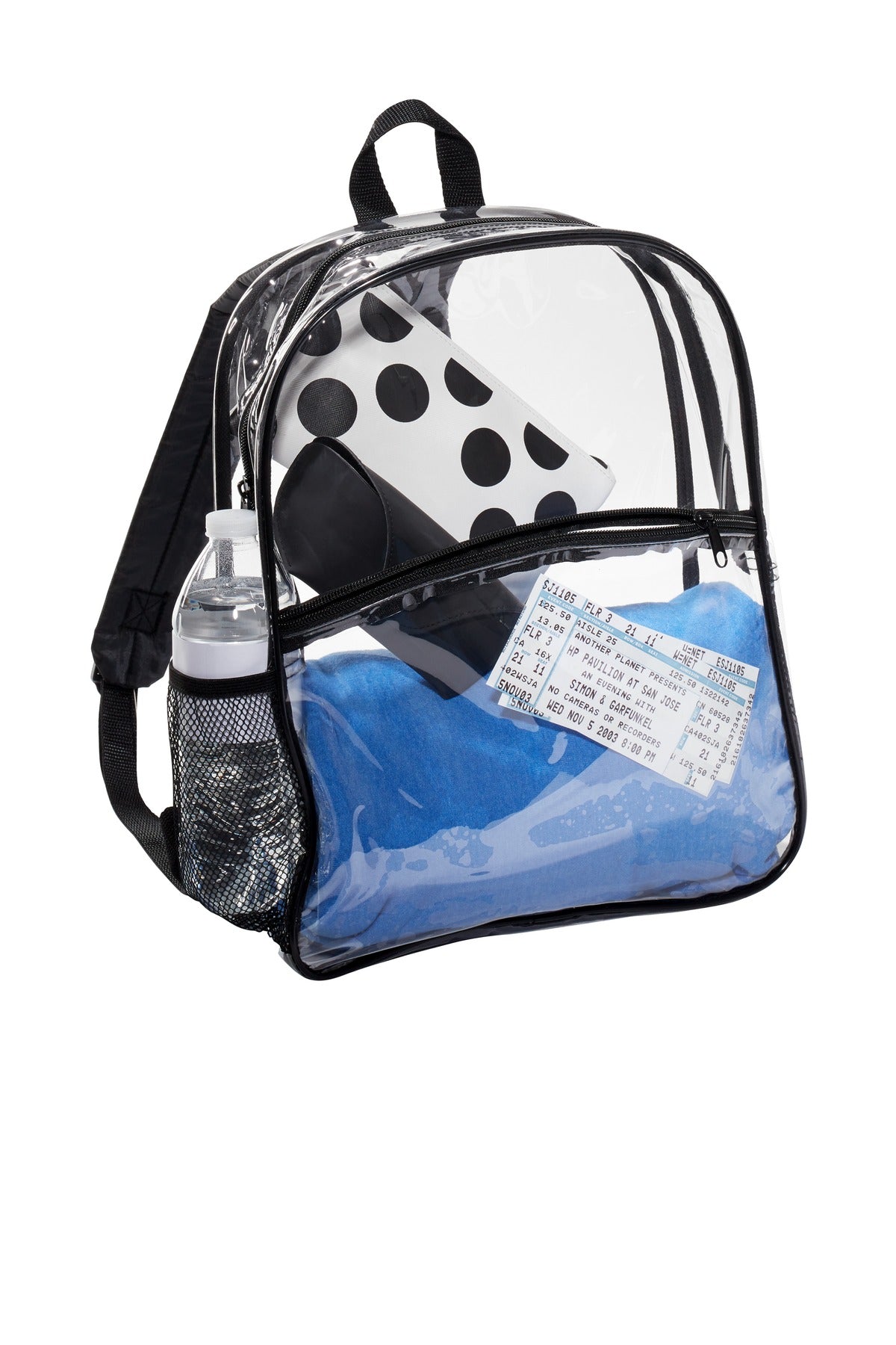 Port Authority Clear Backpack BG230 Unisex Accessories Bags & Backpacks