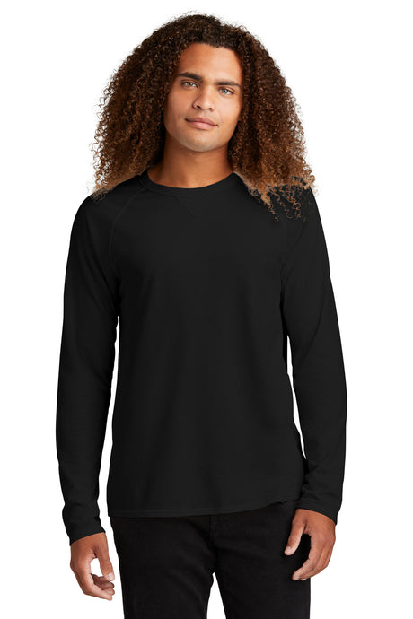 District Featherweight French Terry Long Sleeve Crewneck DT572 Mens Apparel Shirts & Tops