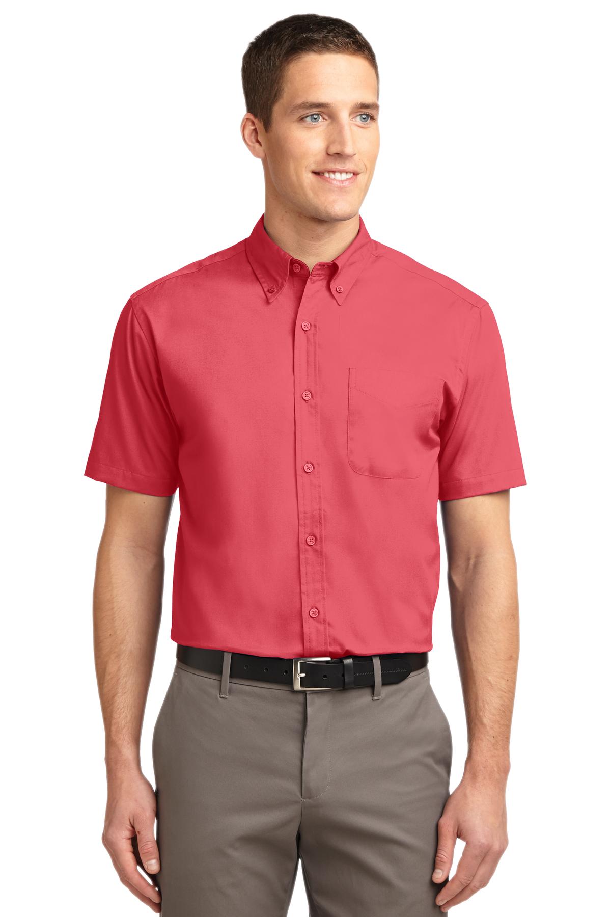 Port Authority Men's Short Sleeve Easy Care Shirt.  S508 2 of 3