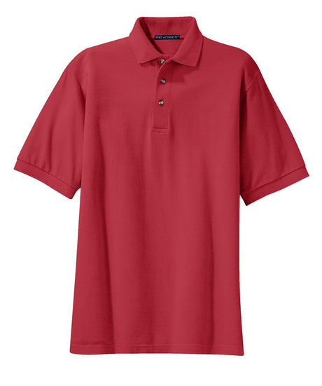 Port Authority Heavyweight Cotton Pique Polo. K420 Mens Apparel Shirts & Tops