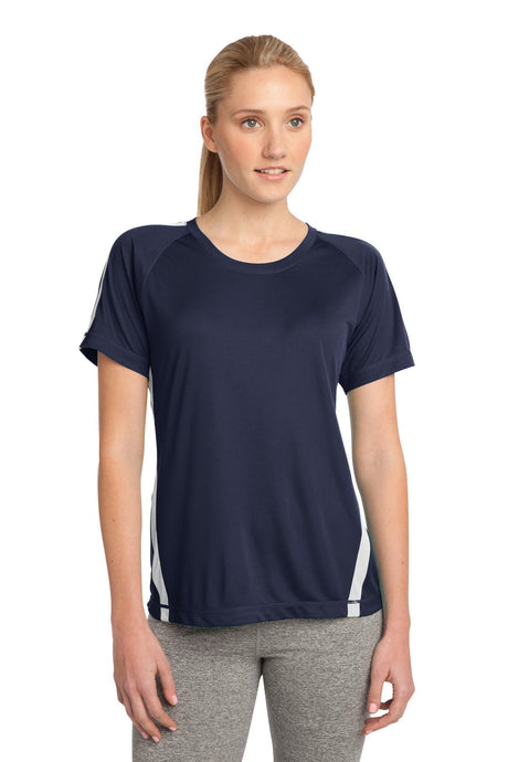 Sport-Tek Women's Colorblock PosiCharge Competitor Tee LST351 Womens Apparel Shirts & Tops