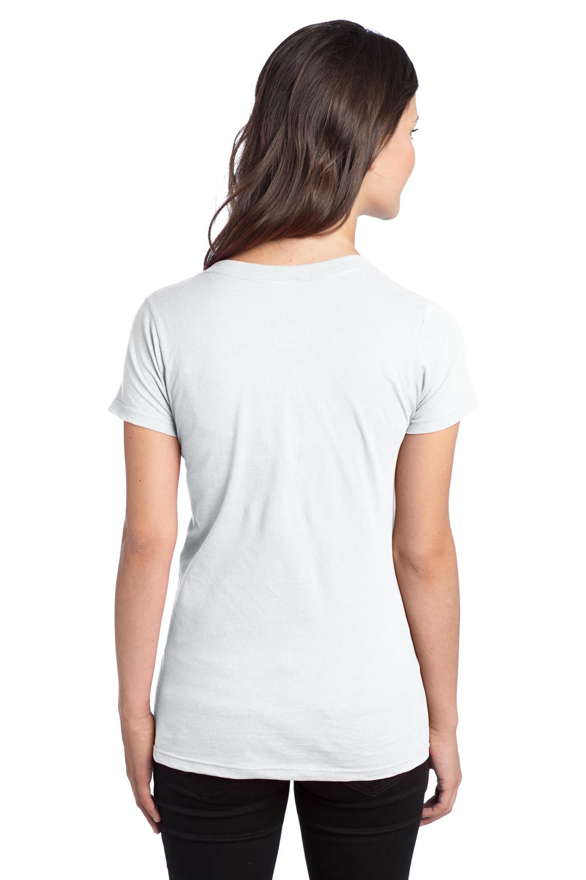 District - Juniors The Concert Tee V-Neck. DT5501 Womens Apparel Shirts & Tops