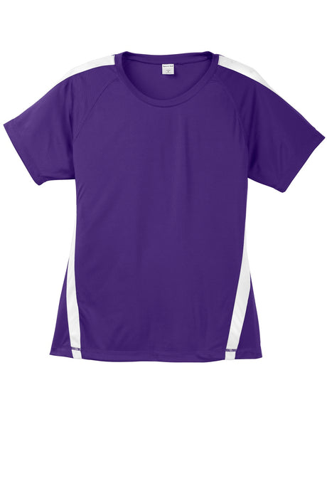 Sport-Tek Women's Colorblock PosiCharge Competitor Tee LST351 Womens Apparel Shirts & Tops