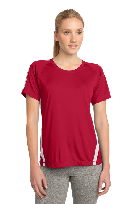 Sport-Tek Women's Colorblock PosiCharge Competitor Tee LST351 Womens Apparel Shirts & Tops