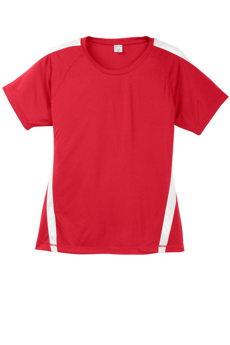 Sport-Tek Women's Colorblock PosiCharge Competitor Tee LST351 Womens Apparel Shirts & Tops
