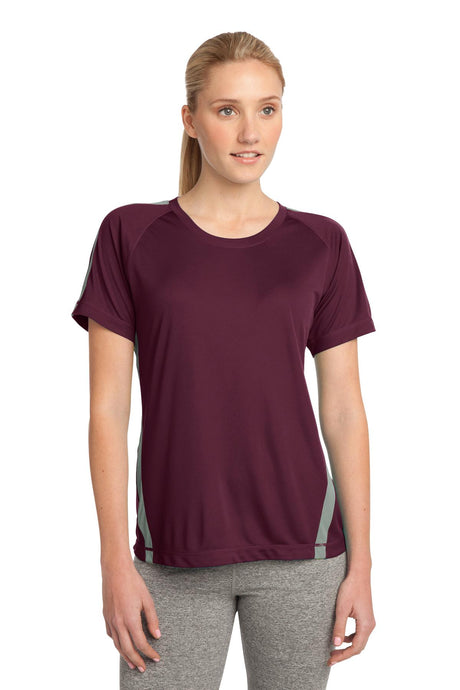 Sport-Tek Women's Colorblock PosiCharge Competitor Tee LST351 Womens Apparel Shirts & Tops