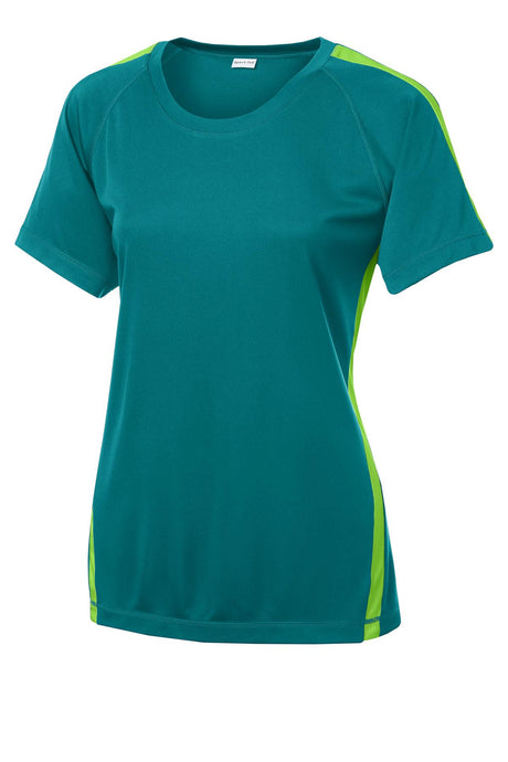 Sport-Tek Women's Colorblock PosiCharge Competitor Tee LST351 Womens Apparel Shirts & Tops