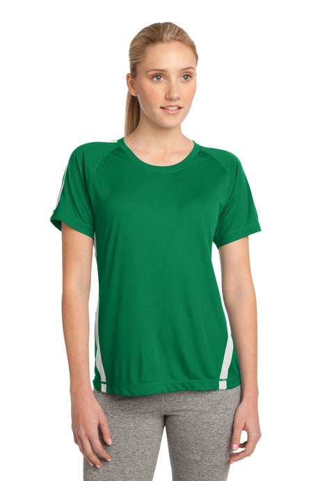 Sport-Tek Women's Colorblock PosiCharge Competitor Tee LST351 Womens Apparel Shirts & Tops