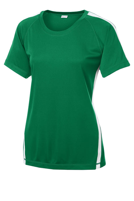 Sport-Tek Women's Colorblock PosiCharge Competitor Tee LST351 Womens Apparel Shirts & Tops