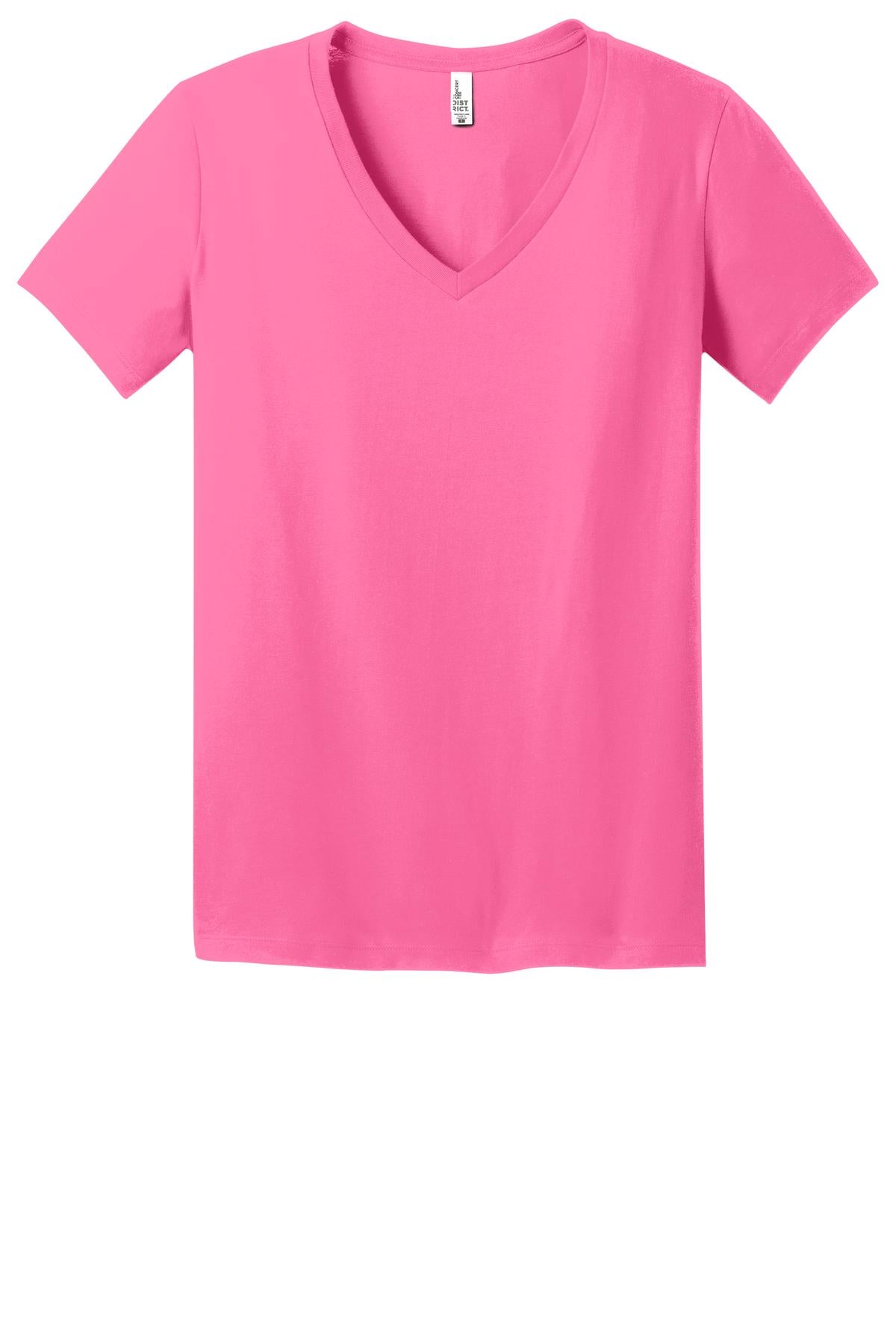 District - Juniors The Concert Tee V-Neck. DT5501 Womens Apparel Shirts & Tops