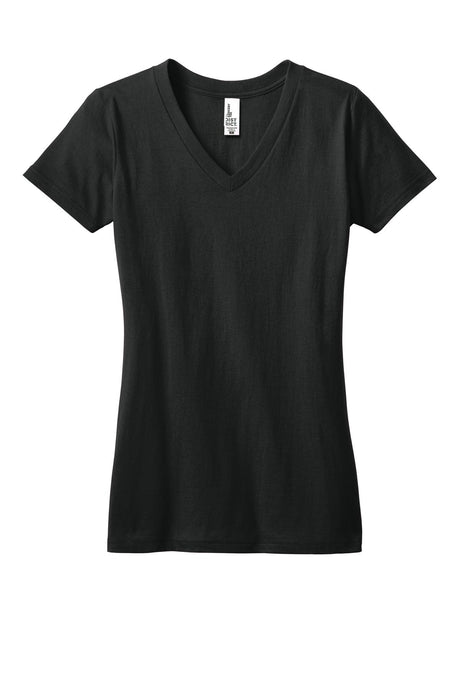 District - Juniors The Concert Tee V-Neck. DT5501 Womens Apparel Shirts & Tops