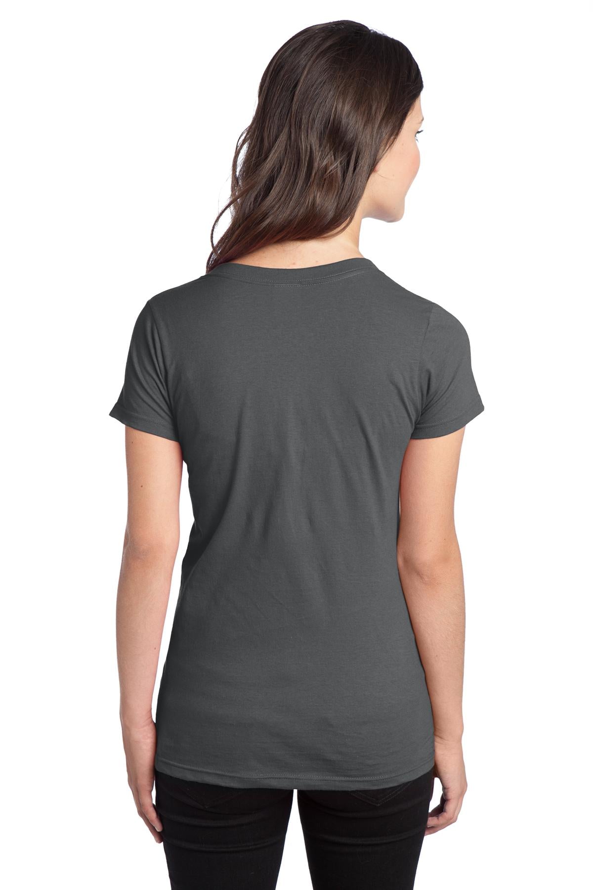 District - Juniors The Concert Tee V-Neck. DT5501 Womens Apparel Shirts & Tops