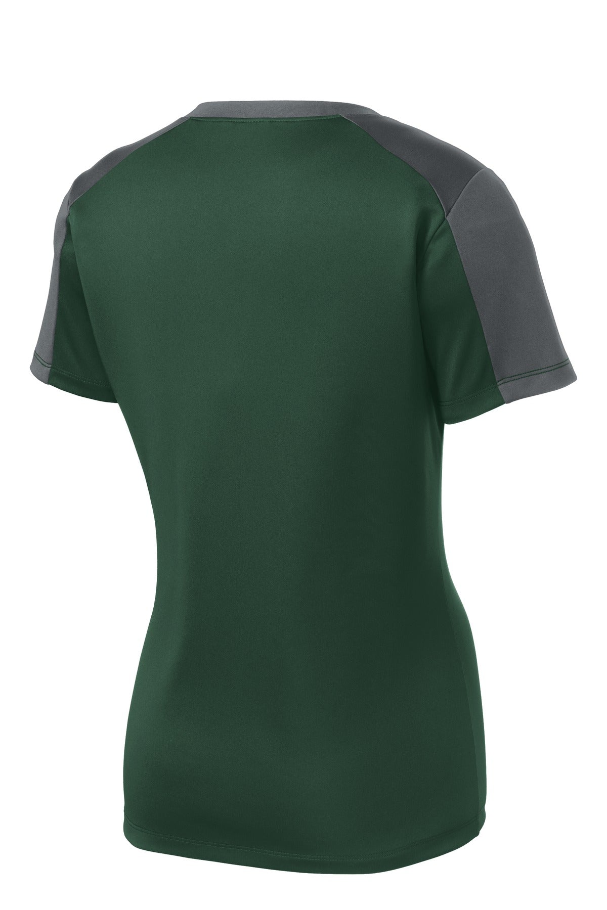 Sport-Tek Women's PosiCharge Competitor Sleeve-Blocked V-Neck Tee LST354
