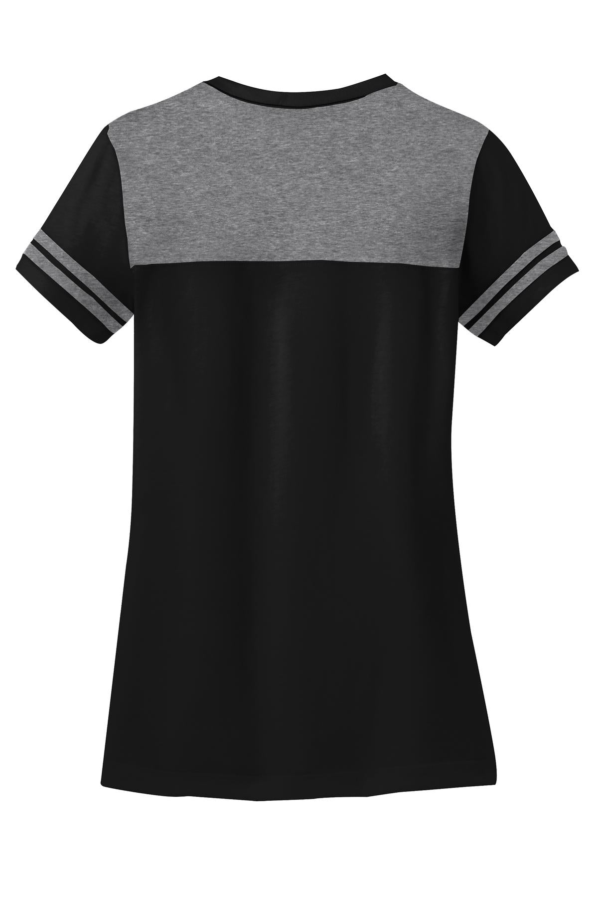 District Juniors Varsity V-Neck Tee. DT264 Womens Apparel Shirts & Tops