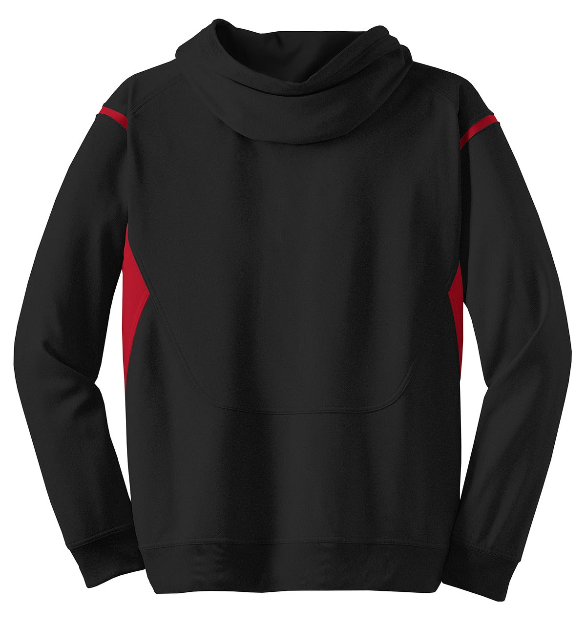 DISCONTINUED Sport-Tek Tall Tech Fleece Colorblock Hooded Sweatshirt. TST246 Mens Apparel Sweatshirts & Fleece