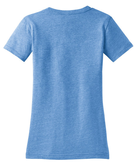 District Juniors Tri-Blend V-Neck Tee. DT242V Womens Apparel Shirts & Tops