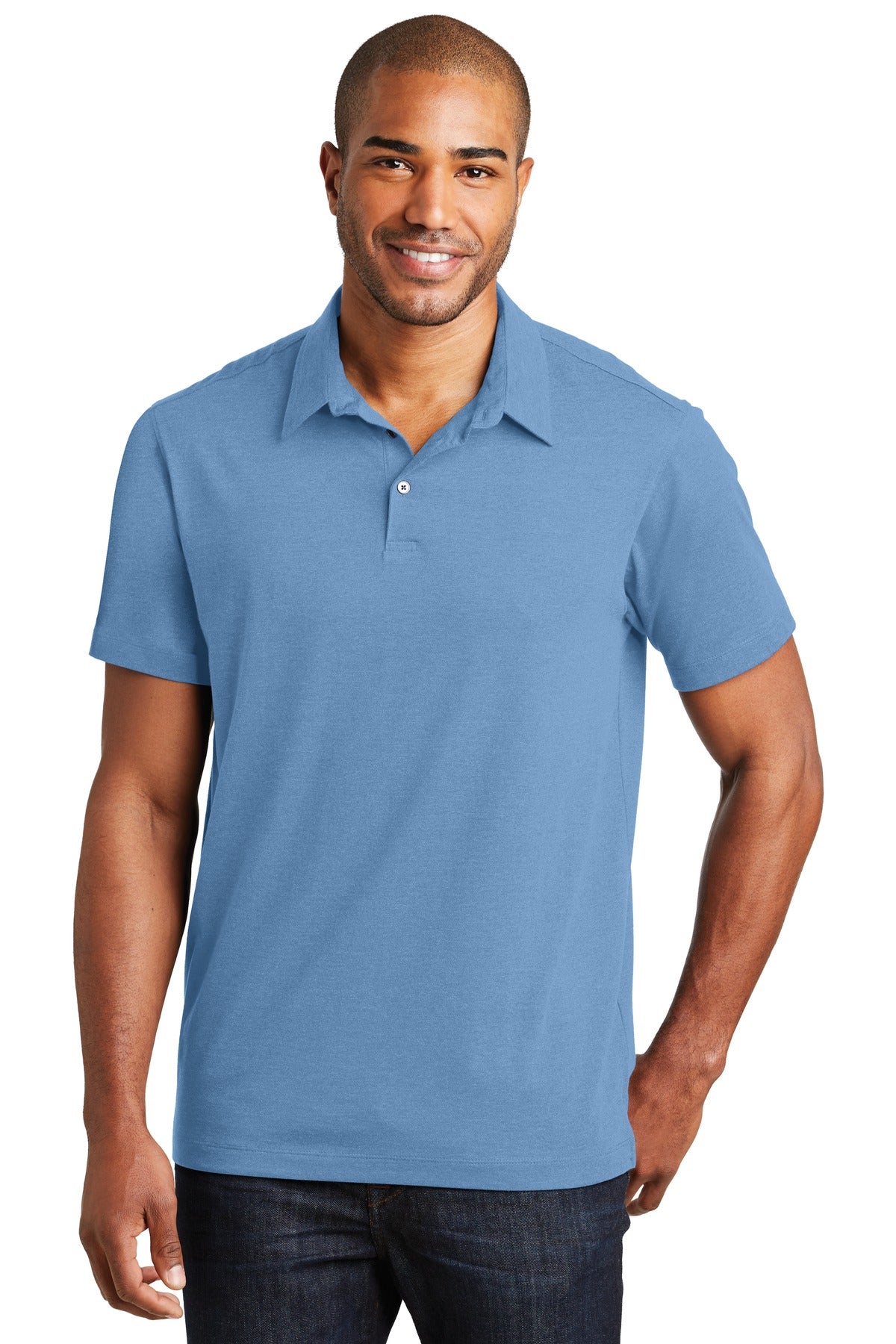 Port Authority Meridian Cotton Blend Polo. K577 Mens Apparel Shirts & Tops