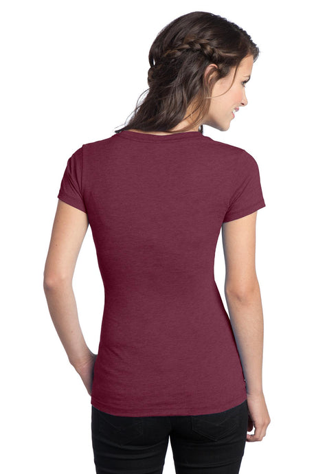 District Juniors Tri-Blend V-Neck Tee. DT242V Womens Apparel Shirts & Tops
