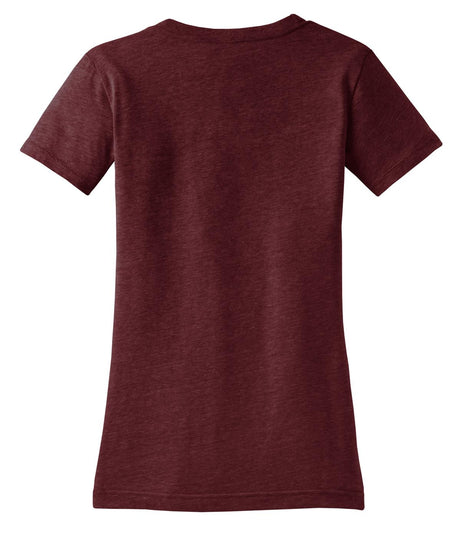 District Juniors Tri-Blend V-Neck Tee. DT242V Womens Apparel Shirts & Tops
