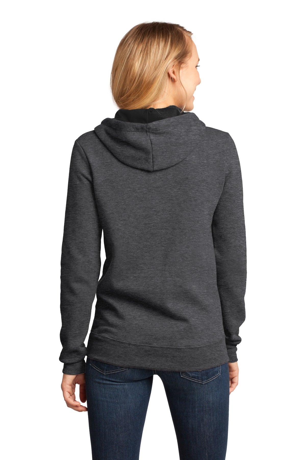 District - Juniors The Concert Fleece Hoodie. DT811 Womens Apparel Sweatshirts & Fleece