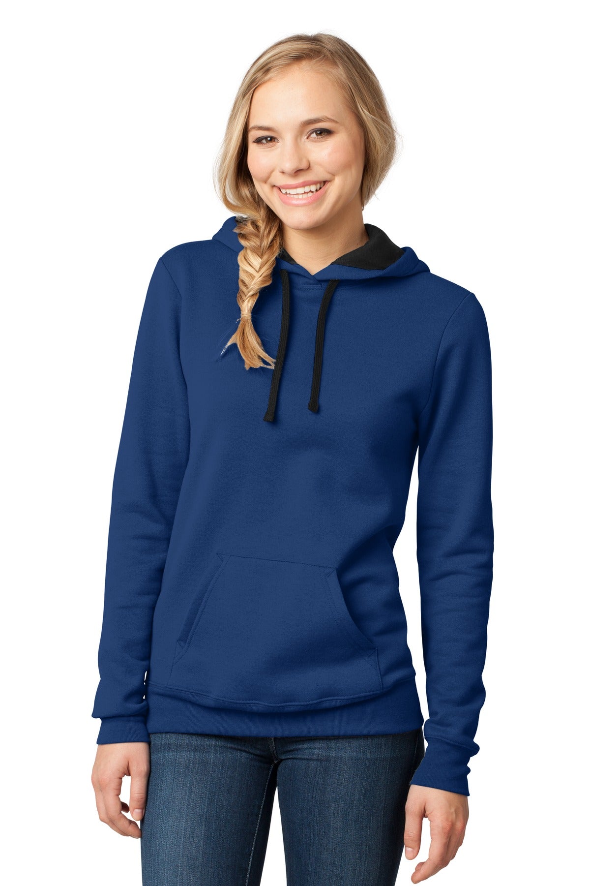 District - Juniors The Concert Fleece Hoodie. DT811 Womens Apparel Sweatshirts & Fleece