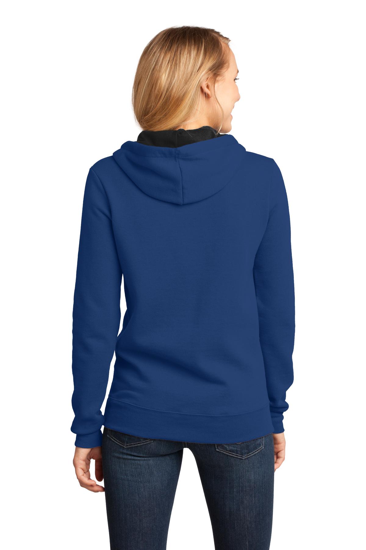 District - Juniors The Concert Fleece Hoodie. DT811 Womens Apparel Sweatshirts & Fleece
