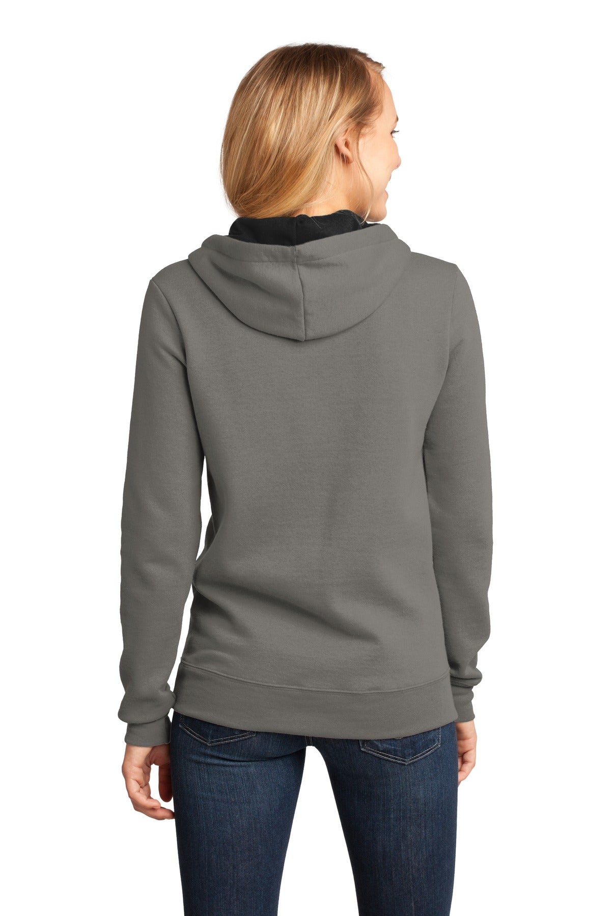 District - Juniors The Concert Fleece Hoodie. DT811 Womens Apparel Sweatshirts & Fleece