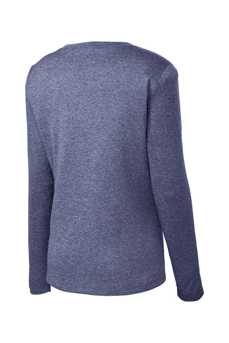 Sport-Tek Women's Long Sleeve Heather Contender V-Neck Tee LST360LS Womens Apparel Shirts & Tops