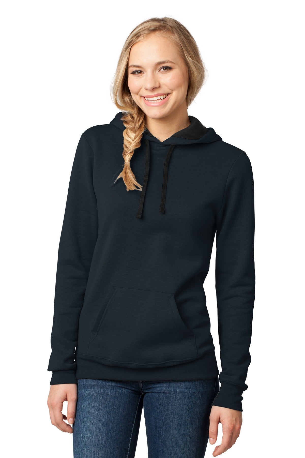 District - Juniors The Concert Fleece Hoodie. DT811 Womens Apparel Sweatshirts & Fleece