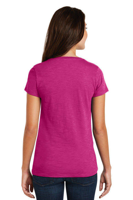 District Women's Super Slub V-Neck Tee DM3501 Womens Apparel Shirts & Tops