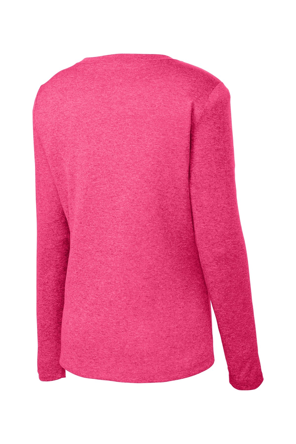Sport-Tek Women's Long Sleeve Heather Contender V-Neck Tee LST360LS Womens Apparel Shirts & Tops