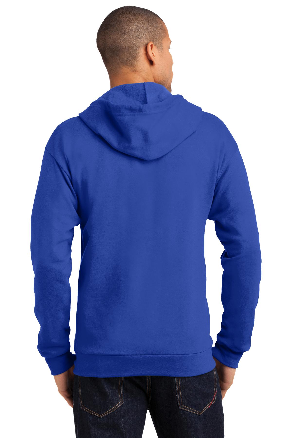 Anvil Full-Zip Hooded Sweatshirt. 71600 Mens Apparel Sweatshirts & Fleece