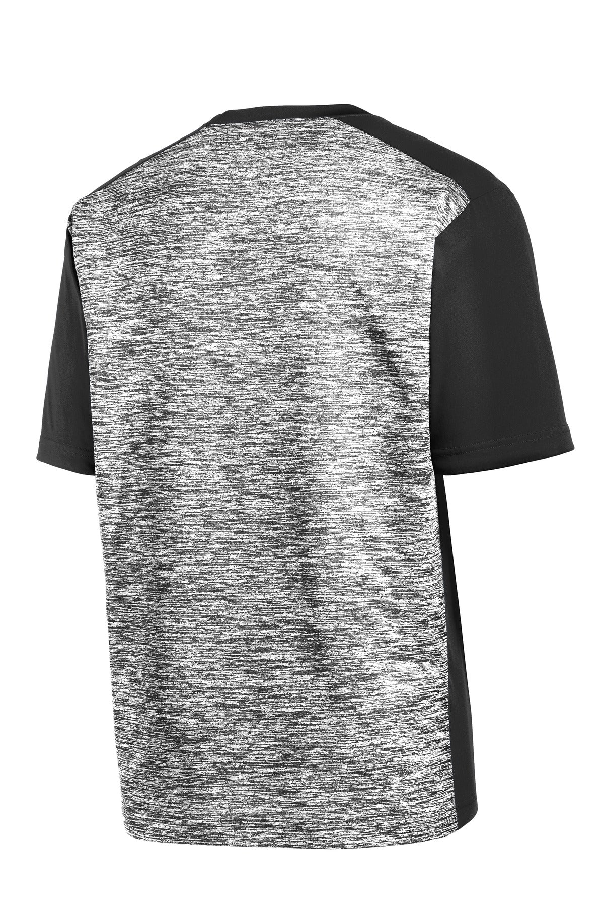 Sport-Tek Men's PosiCharge Electric Heather Colorblock Tee ST395 Mens Apparel Shirts & Tops