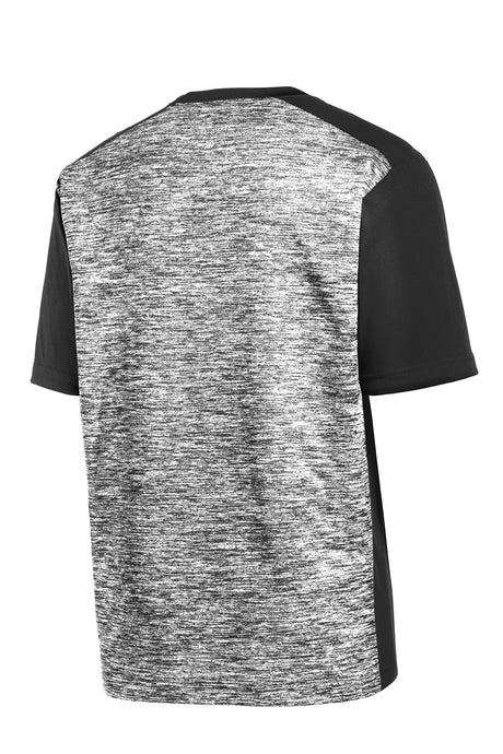 Sport-Tek Men's PosiCharge Electric Heather Colorblock Tee ST395 Mens Apparel Shirts & Tops