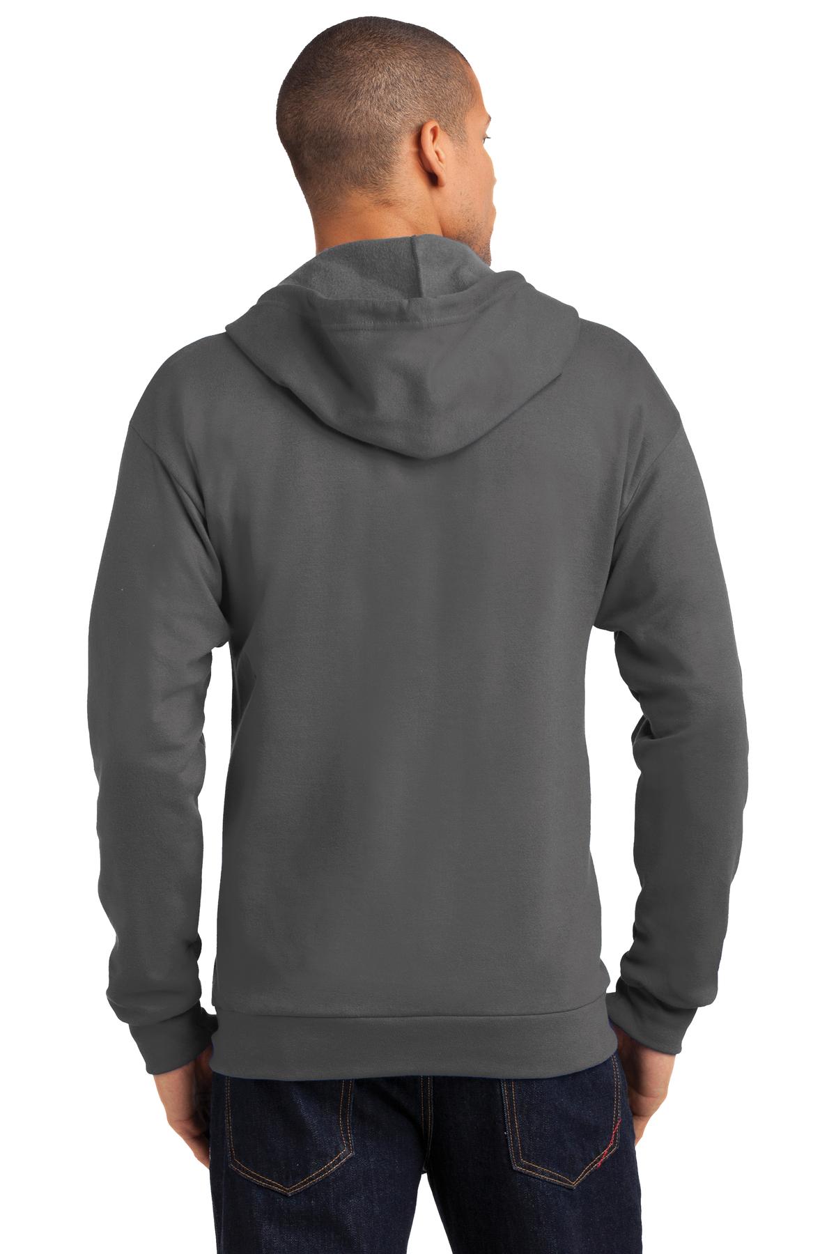 Anvil Full-Zip Hooded Sweatshirt. 71600 Mens Apparel Sweatshirts & Fleece