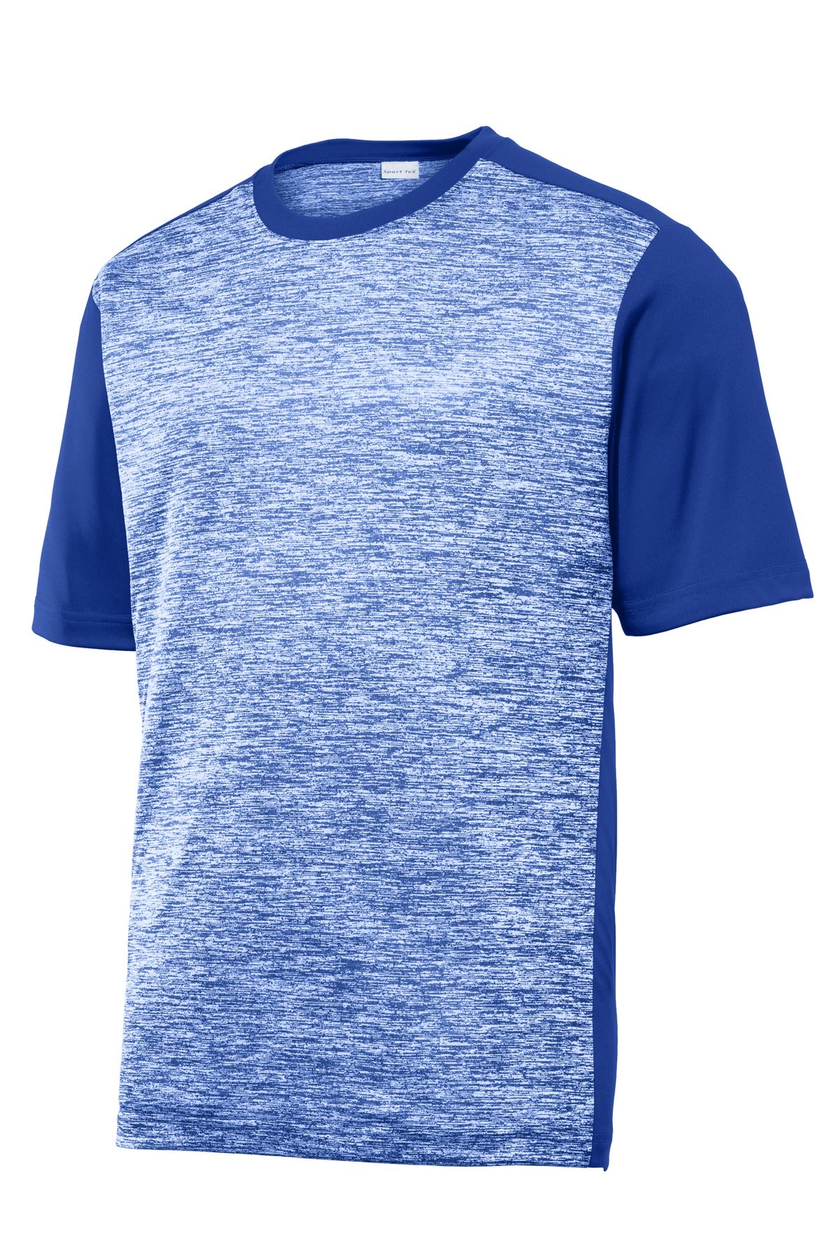 Sport-Tek Men's PosiCharge Electric Heather Colorblock Tee ST395 Mens Apparel Shirts & Tops