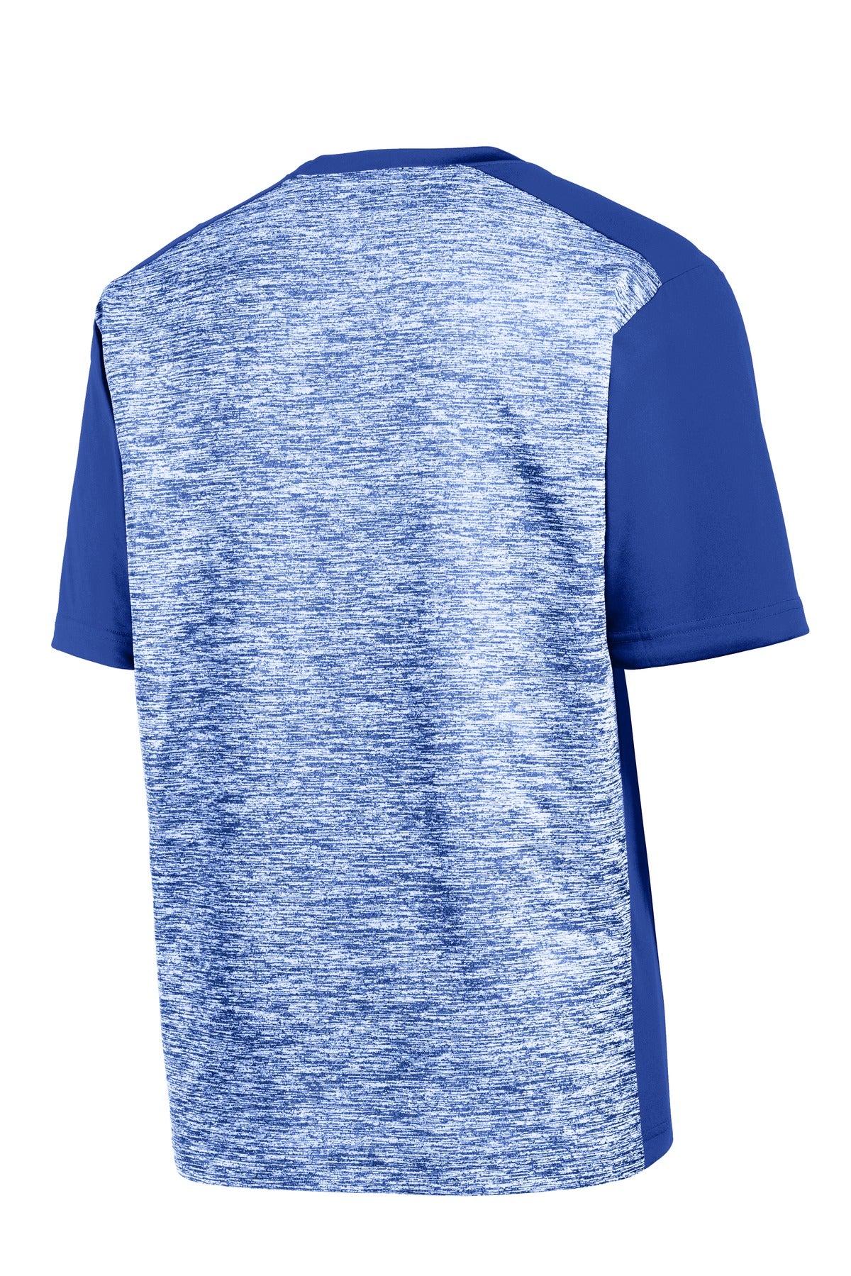 Sport-Tek Men's PosiCharge Electric Heather Colorblock Tee ST395 Mens Apparel Shirts & Tops