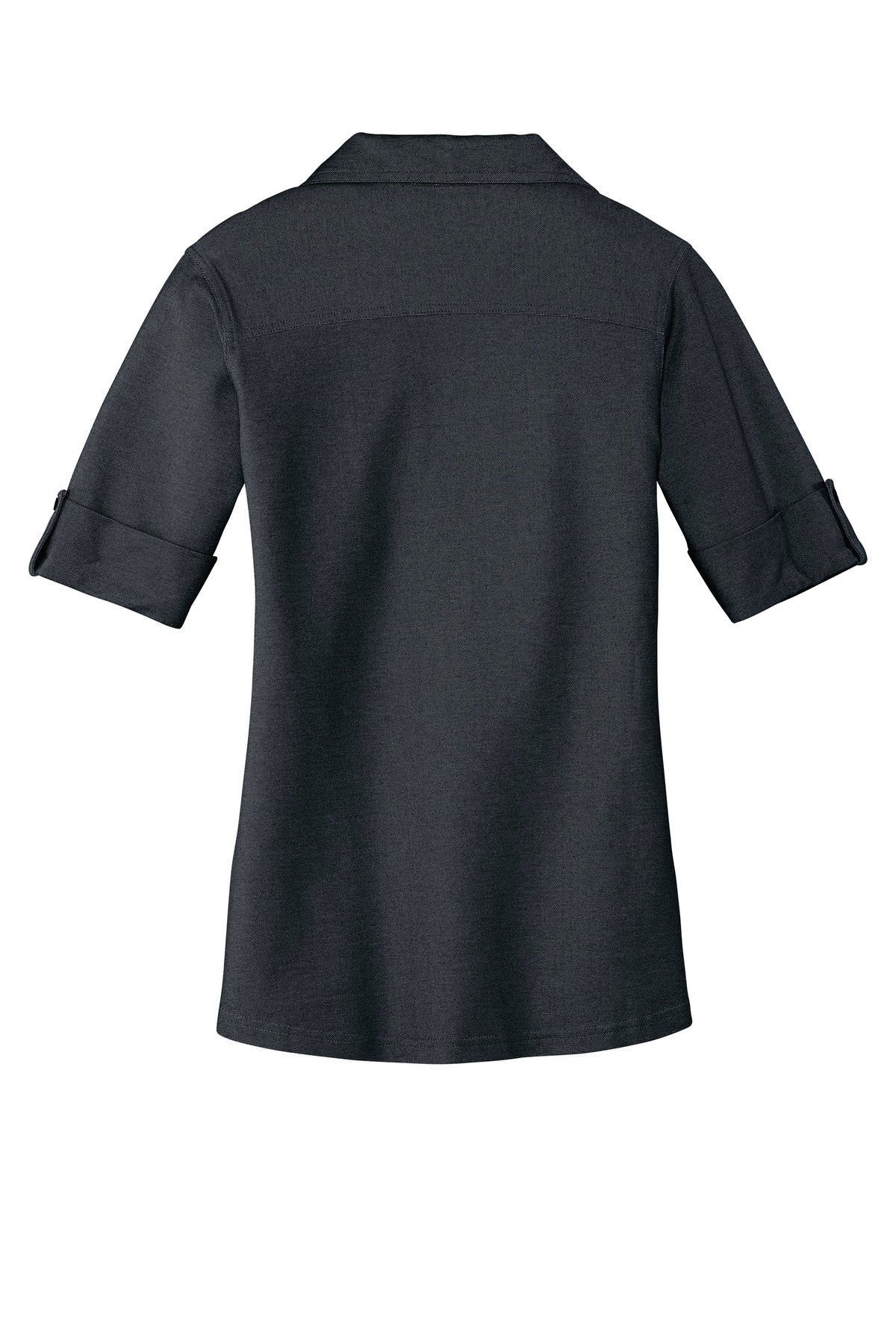 Port Authority Ladies Oxford Pique Double Pocket Polo. L557