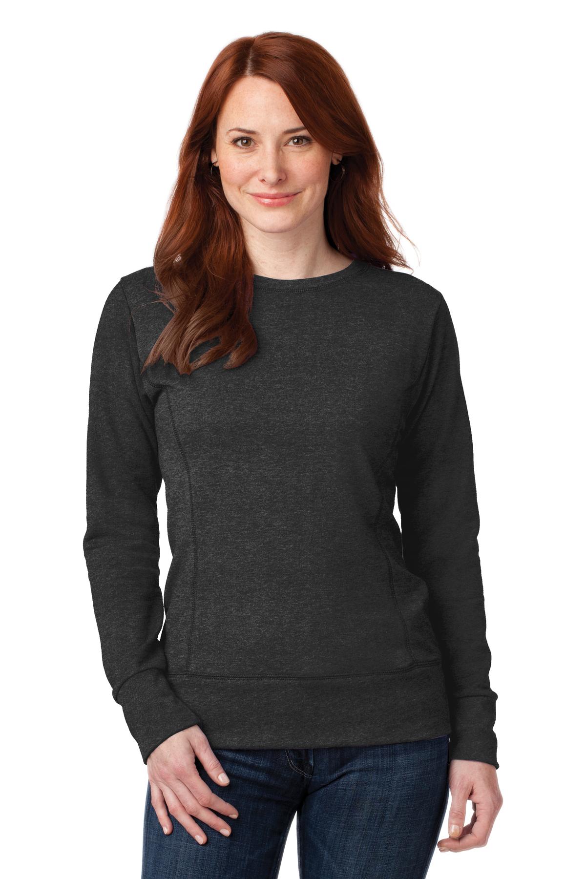 Anvil Ladies French Terry Crewneck Sweatshirt. 72000L Womens Apparel Sweatshirts & Fleece