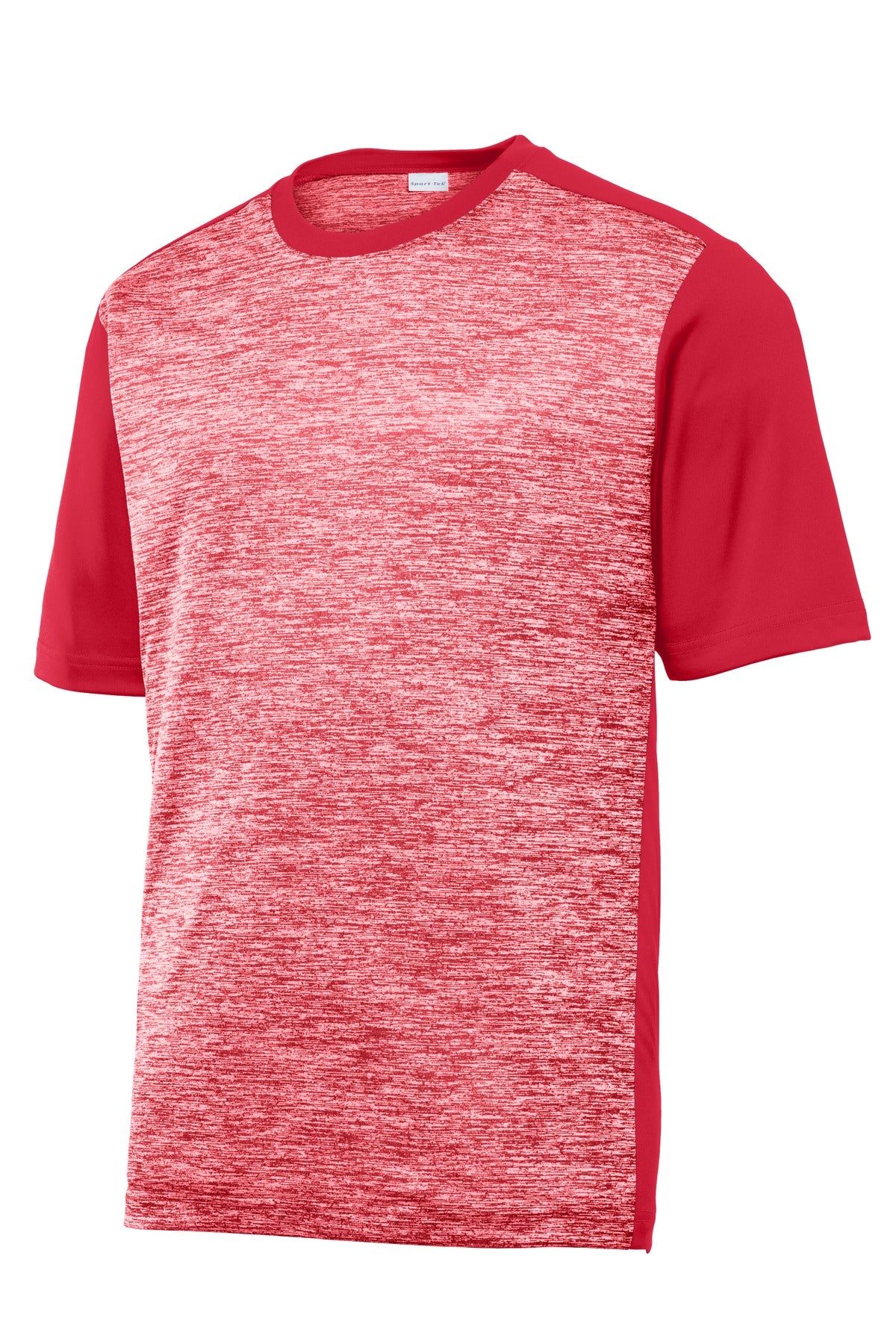 Sport-Tek Men's PosiCharge Electric Heather Colorblock Tee ST395 Mens Apparel Shirts & Tops