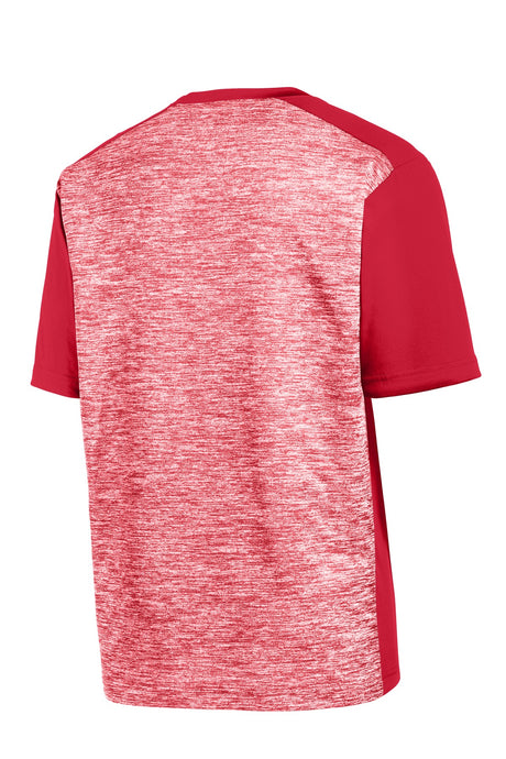 Sport-Tek Men's PosiCharge Electric Heather Colorblock Tee ST395 Mens Apparel Shirts & Tops