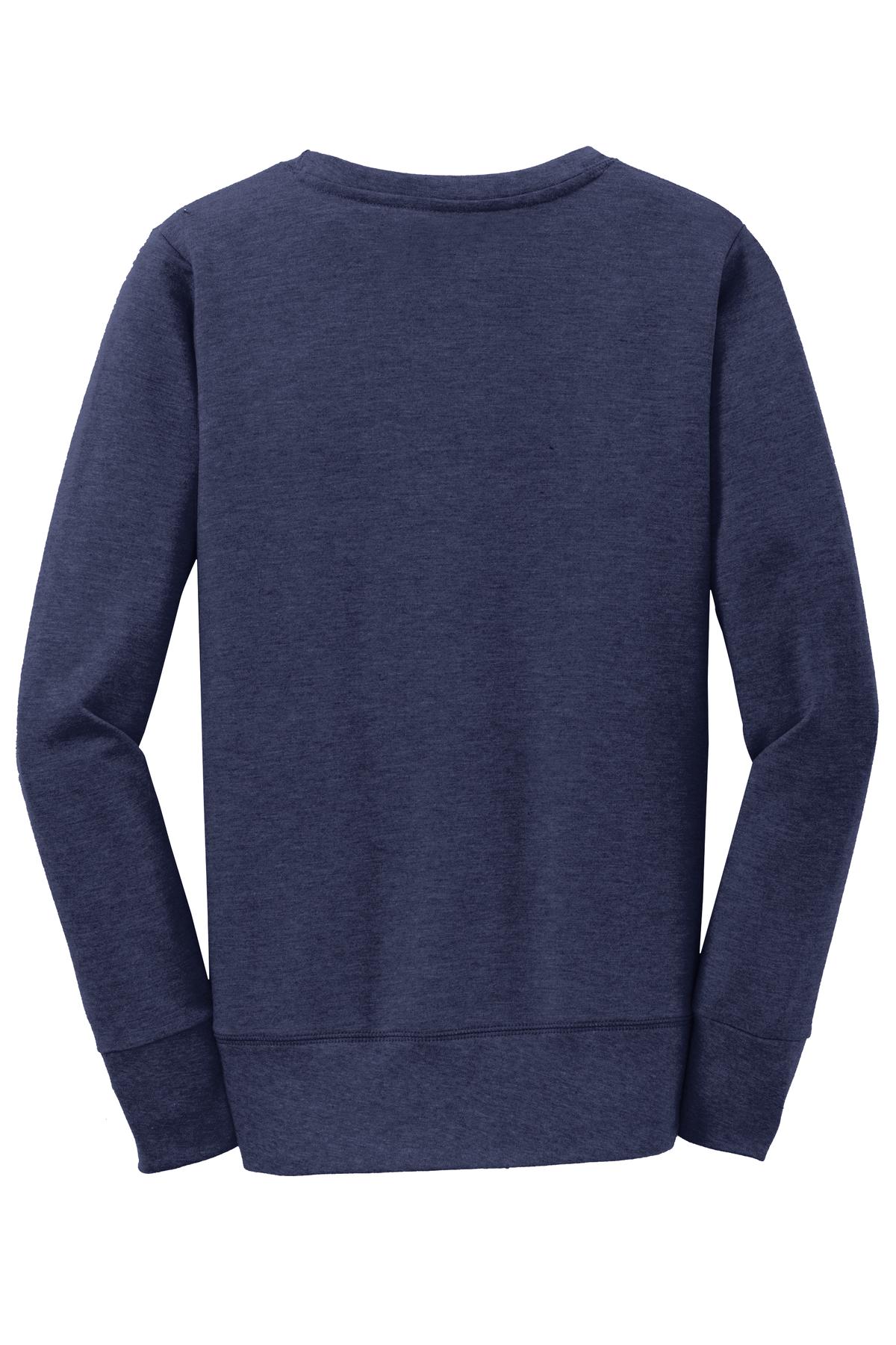 Anvil Ladies French Terry Crewneck Sweatshirt. 72000L Womens Apparel Sweatshirts & Fleece