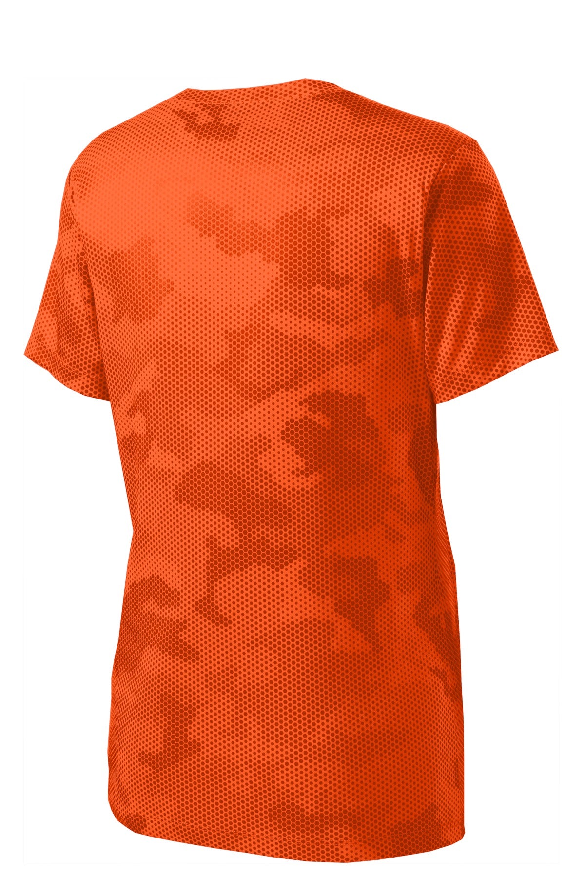 Sport-Tek Women's Camo Hex V-Neck Tee LST370