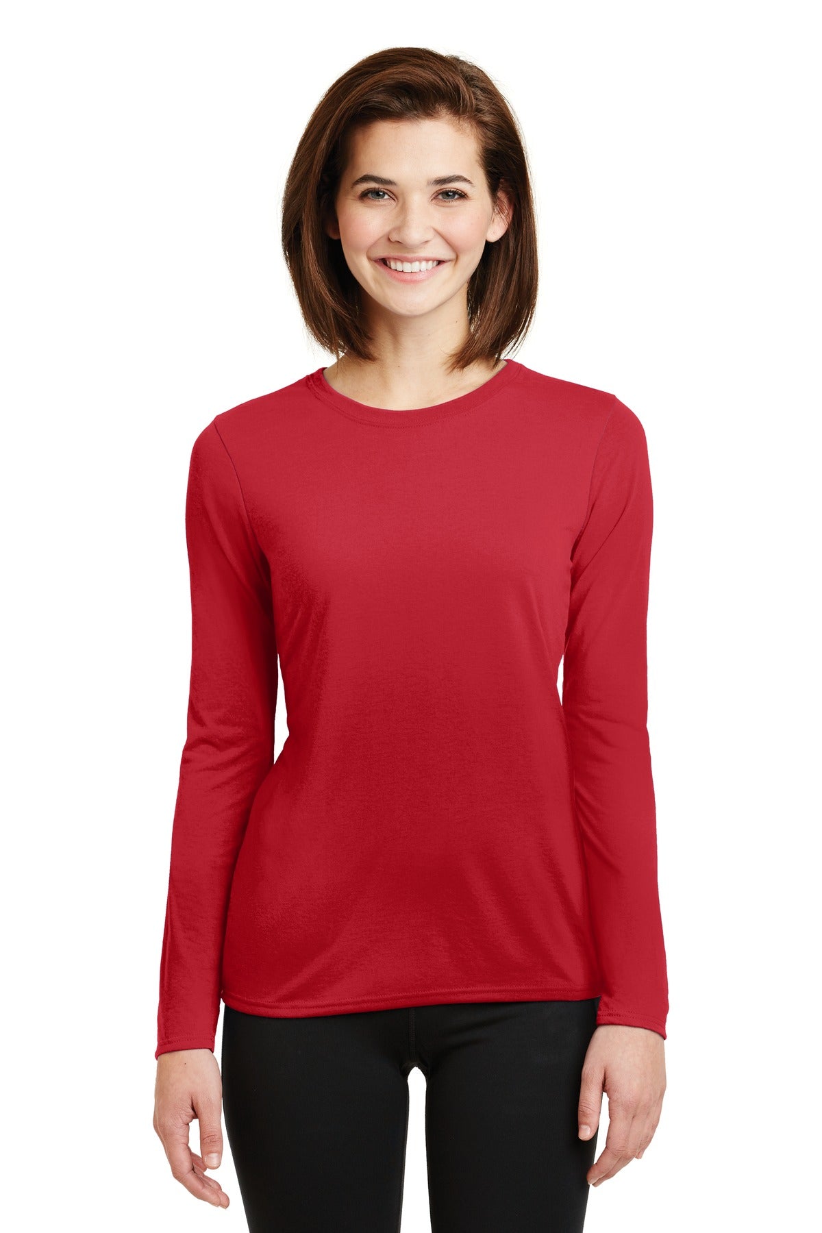 Gildan Women's Gildan Performance Long Sleeve T-Shirt Womens Apparel Shirts & Tops