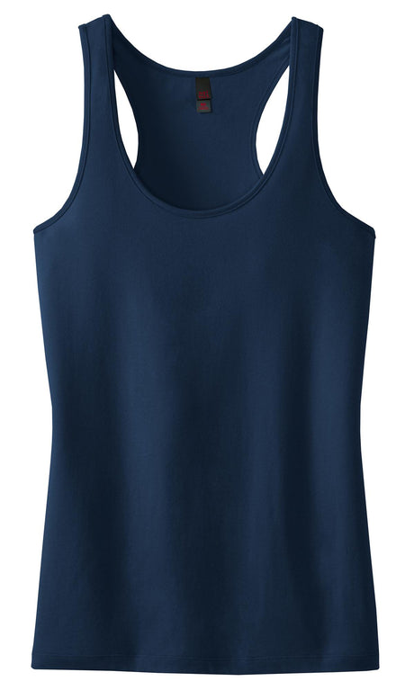 District - Juniors 60/40 Racerback Tank. DT237 Womens Apparel Shirts & Tops